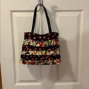 Vera Bradley fabric, ruffled sides Poppy Fields